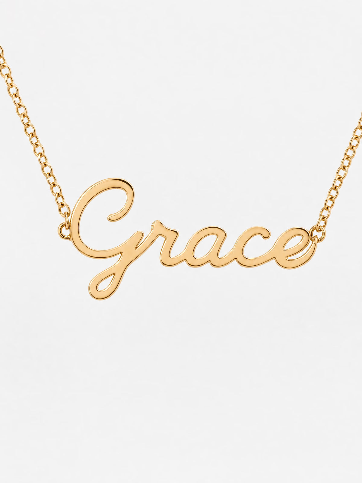 SAINT GILD name necklace pendant macro