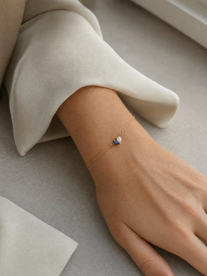 SAINT GILD two birthstone bracelet lifestyle