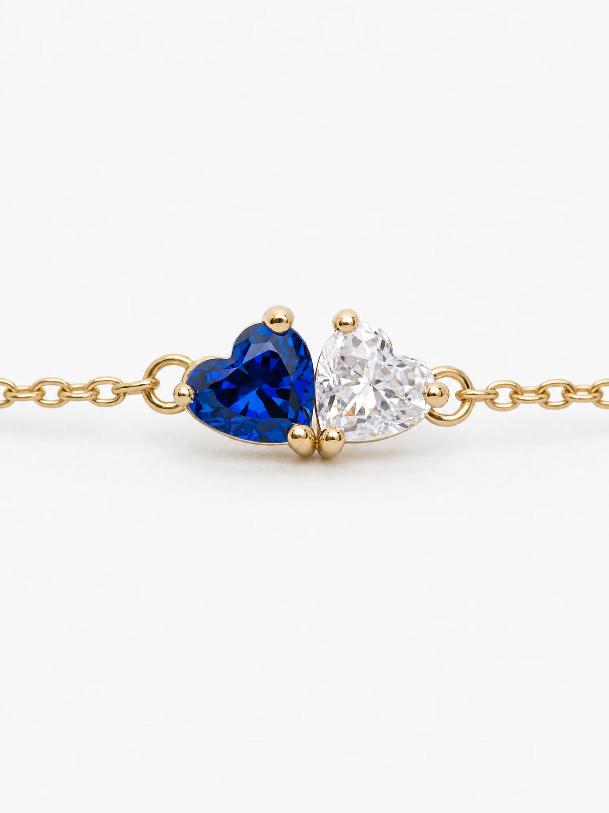 SAINT GILD two birthstone bracelet macro detail