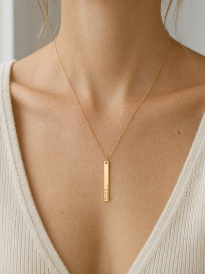 SAINT GILD his promise necklace worn on body