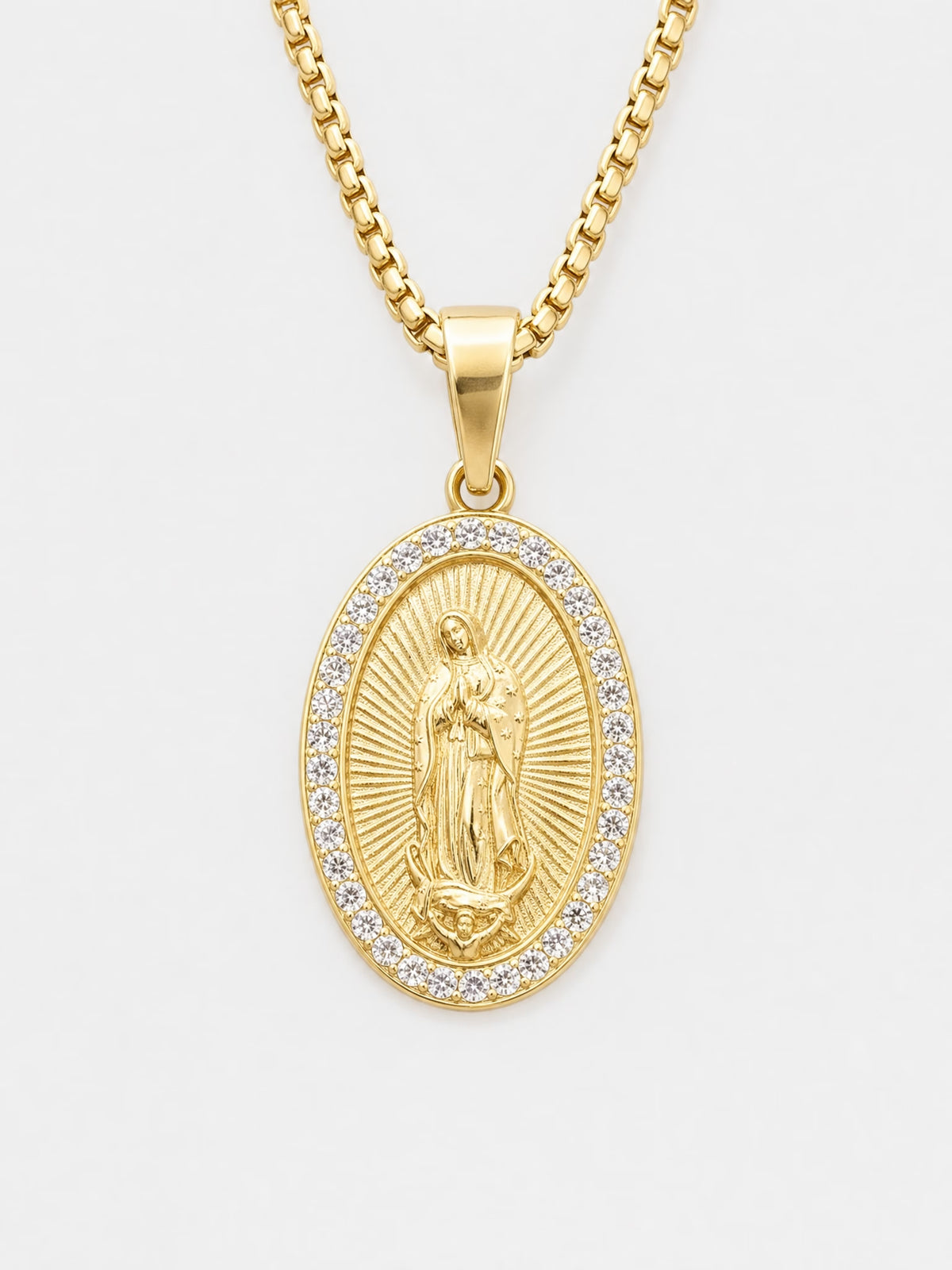 SAINT GILD Guadalupe Necklace macro