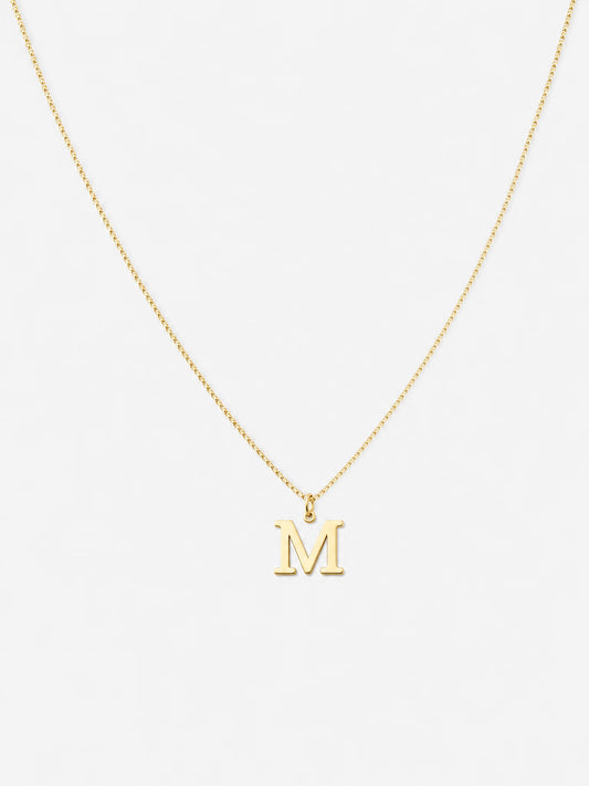 SAINT GILD Initial Necklace dainty gold