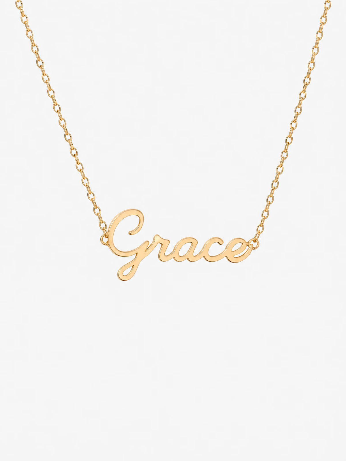 SAINT GILD Name Necklace gold script