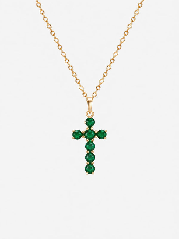 The Birthstone Cross Necklace