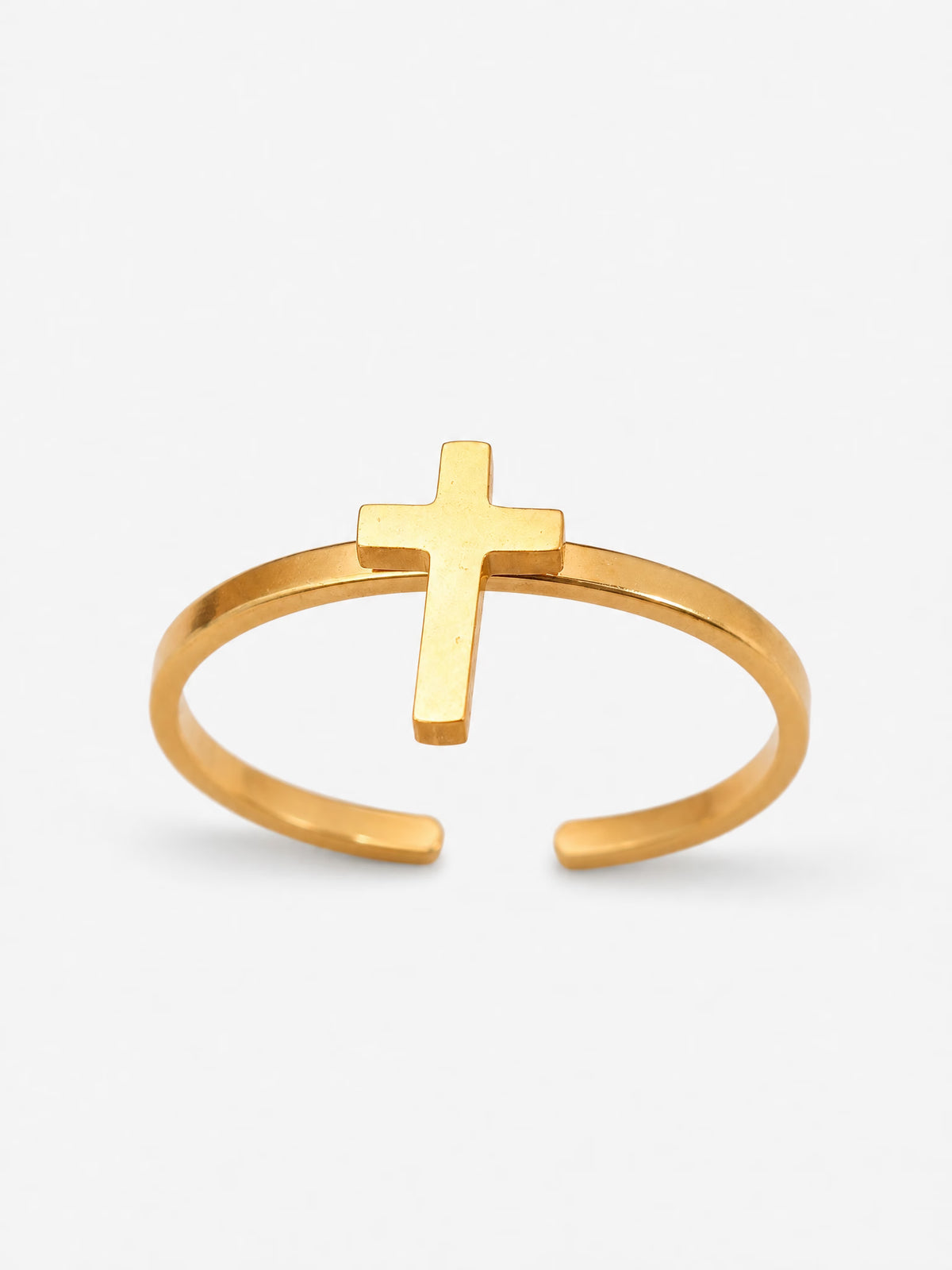 SAINT GILD Cross Ring gold