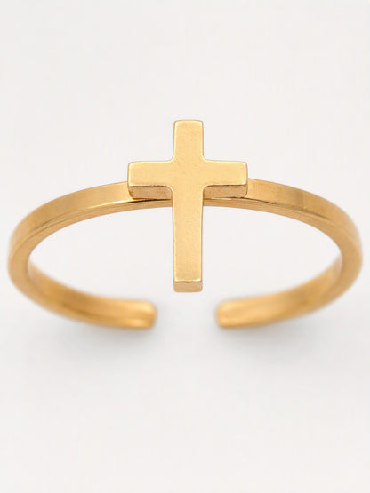 SAINT GILD Cross Ring macro