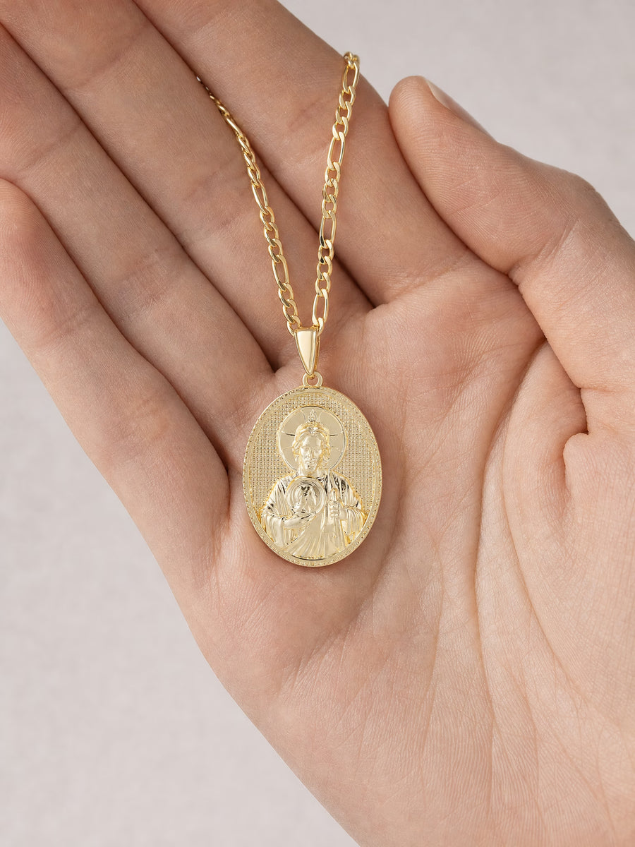 SAINT GILD Saint Jude Medallion in hand