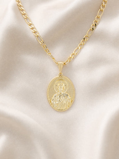 SAINT GILD Saint Jude Medallion on satin