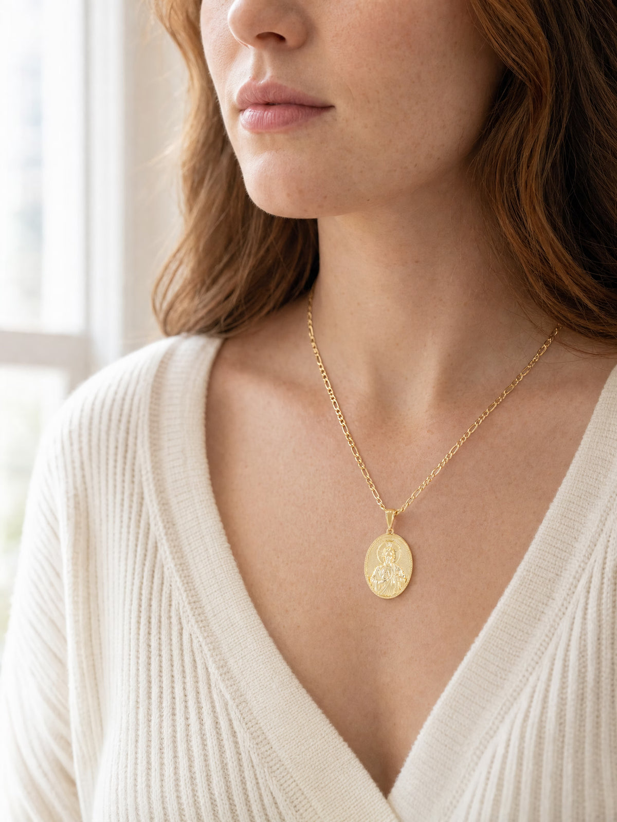 SAINT GILD Saint Jude Medallion lifestyle