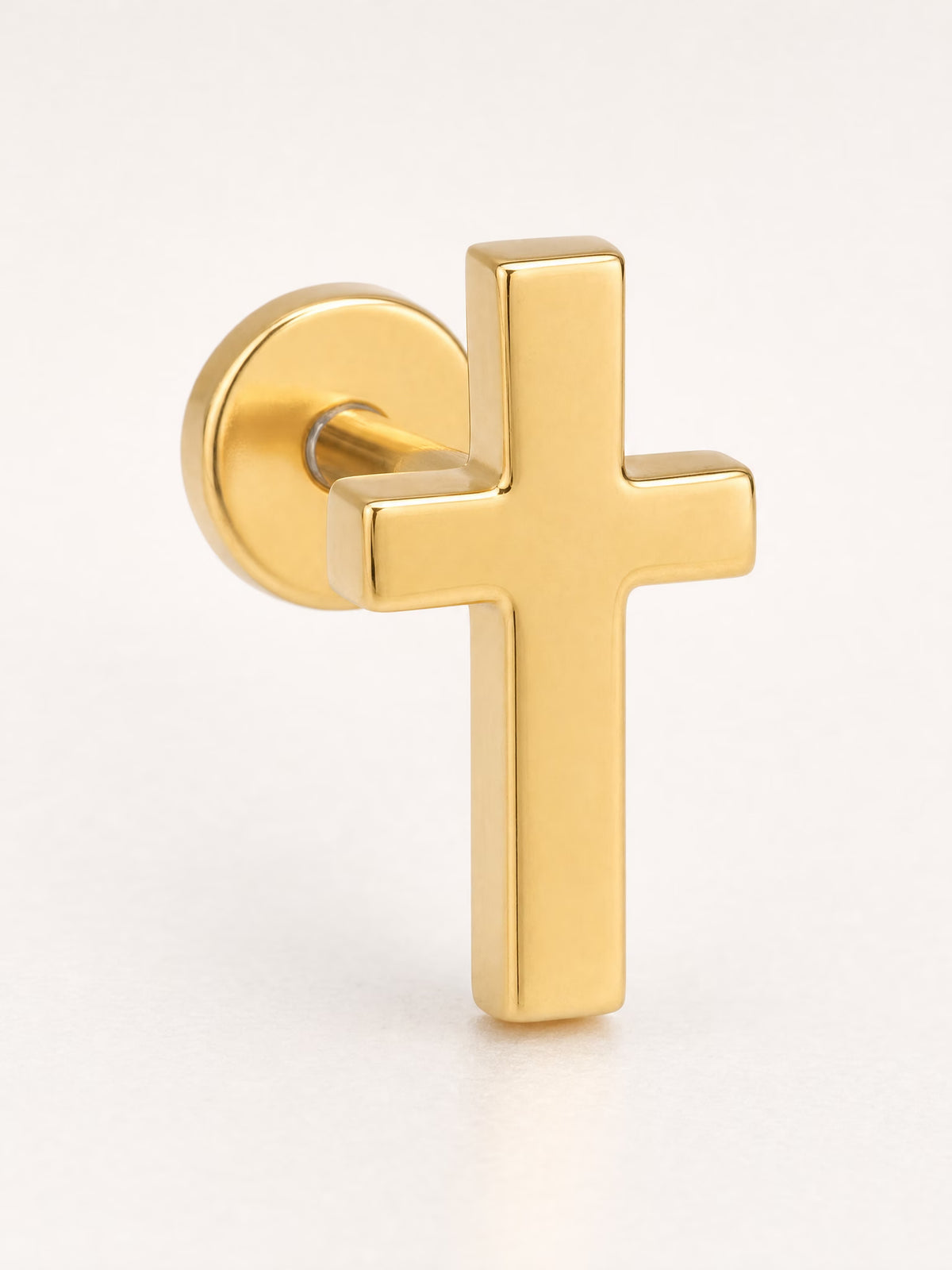 SAINT GILD Cross Stud Earrings macro